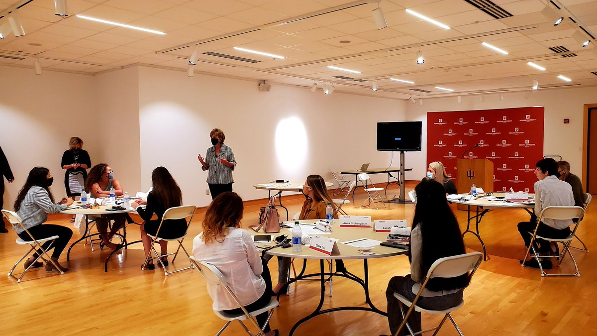 On the beautiful campus of IU Kokomo with <a href="/IUKChancellor/">IU Kokomo Chancellor</a> today. Chancellor Sciame-Gieseke challenged us to look at our current environment as an opportunity and to lead from where you are. Under her leadership, <a href="/IUKokomo/">IU Kokomo</a> has become a destination university. Great visit!