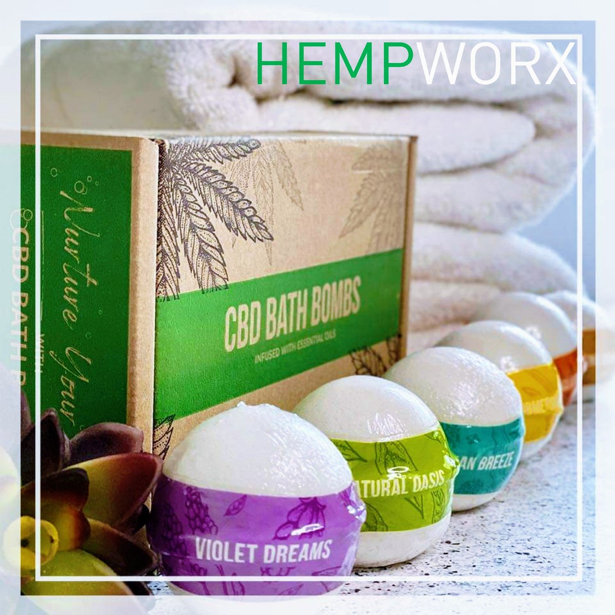 HempworxNeashka's tweet photo. From lavender, lemongrass to sea salt – these are just three of our six luxurious Handmade Bath Bombs made for maximum relaxation and infused with 30mg of CBD per bath bomb. 🛁
#BathBomb #CBD #Bathbox #Lavender #Lemongrass #SeaSalt #GreenTea #Citrus #Relax #TubTime #SkinCare https://t.co/YZPTM0Vctt