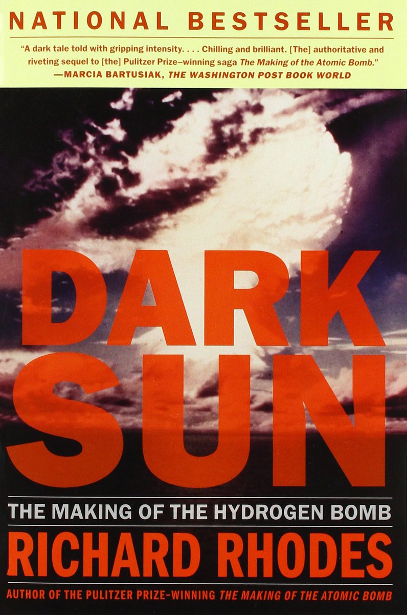 The two books by Richard Rhodes on the making of the atomic and hydrogen bombs are highly readable but probably too big to assign to students. He has an interview for each book that highlights the science, politics, and dilemmas behind the bombs’ creation.  https://freshairarchive.org/index.php/guests/richard-Rhodes