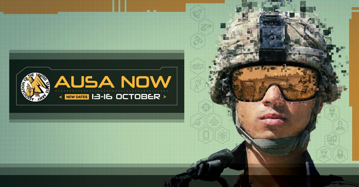AUSAorg's tweet photo. Registration Opens for #AUSAnow  

Virtual Annual Meeting Will Feature Key #USArmy Leaders, Exhibits and More  

https://t.co/m5aLJSKEL5 https://t.co/pIe0sDM8R1