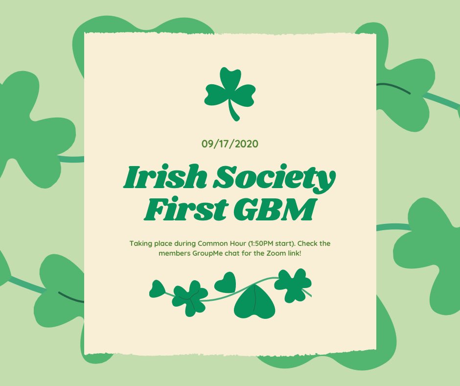 SJU Irish Society tweet media