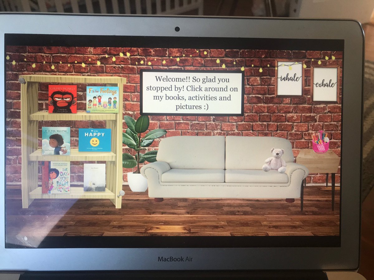 lisahughes196's tweet photo. Loving the @Bitmoji Therapy Spaces created by our district social workers! Here is Mrs. Coelho’s room! #SELMATTERS #InhaleExhale #ZenSpaces @ameyer1026 @EGPSAsstSuper @mecrudale @neilmarcaccio #EGShines https://t.co/PFXYRw2oMO
