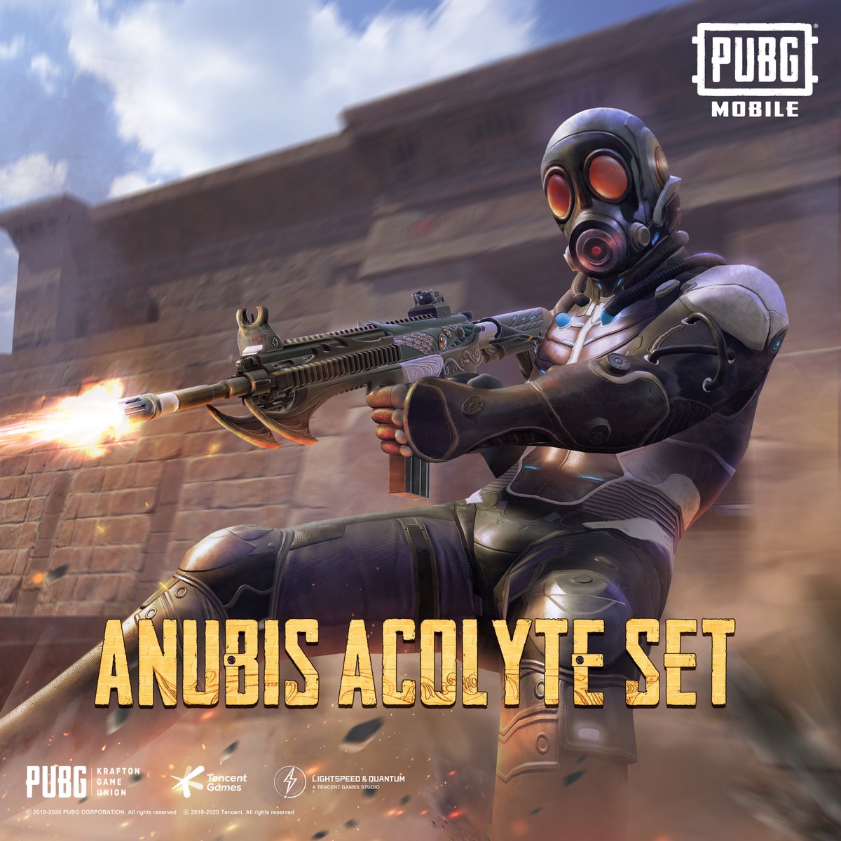 PUBGMOBILE's tweet photo. A treasure trove awaits! 💰

Unlock the Anubis Acolyte Set and more today via Amun's Treasure! 👉 https://t.co/tLDs6bjdyf https://t.co/OAI7iy3lSw