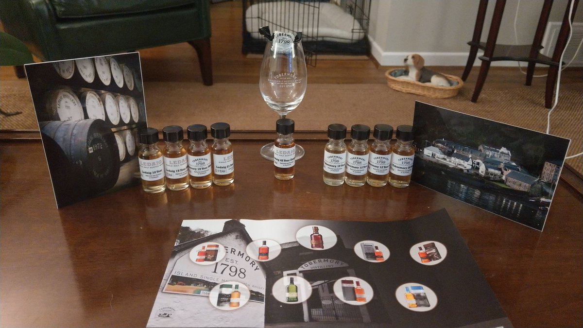 Tonight's main event start T minus 10. An Epic <a href="/TobDistillery/">Tobermory Distillery</a> and Ledaig Tasting with our favorite ambassador <a href="/maltmancanada/">Mike Brisebois - The Whisky Explorer</a>. Thanks for the invite Mike!