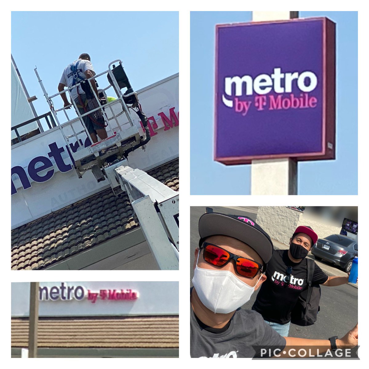 With an amazing #MetroDevelopmentManager Jose @giantssharks49 running the play!!! #WESTisBEST Love seeing the amazing new @MetroByTMobile signage and pumped up team with the #NewTMobile 5G for all.