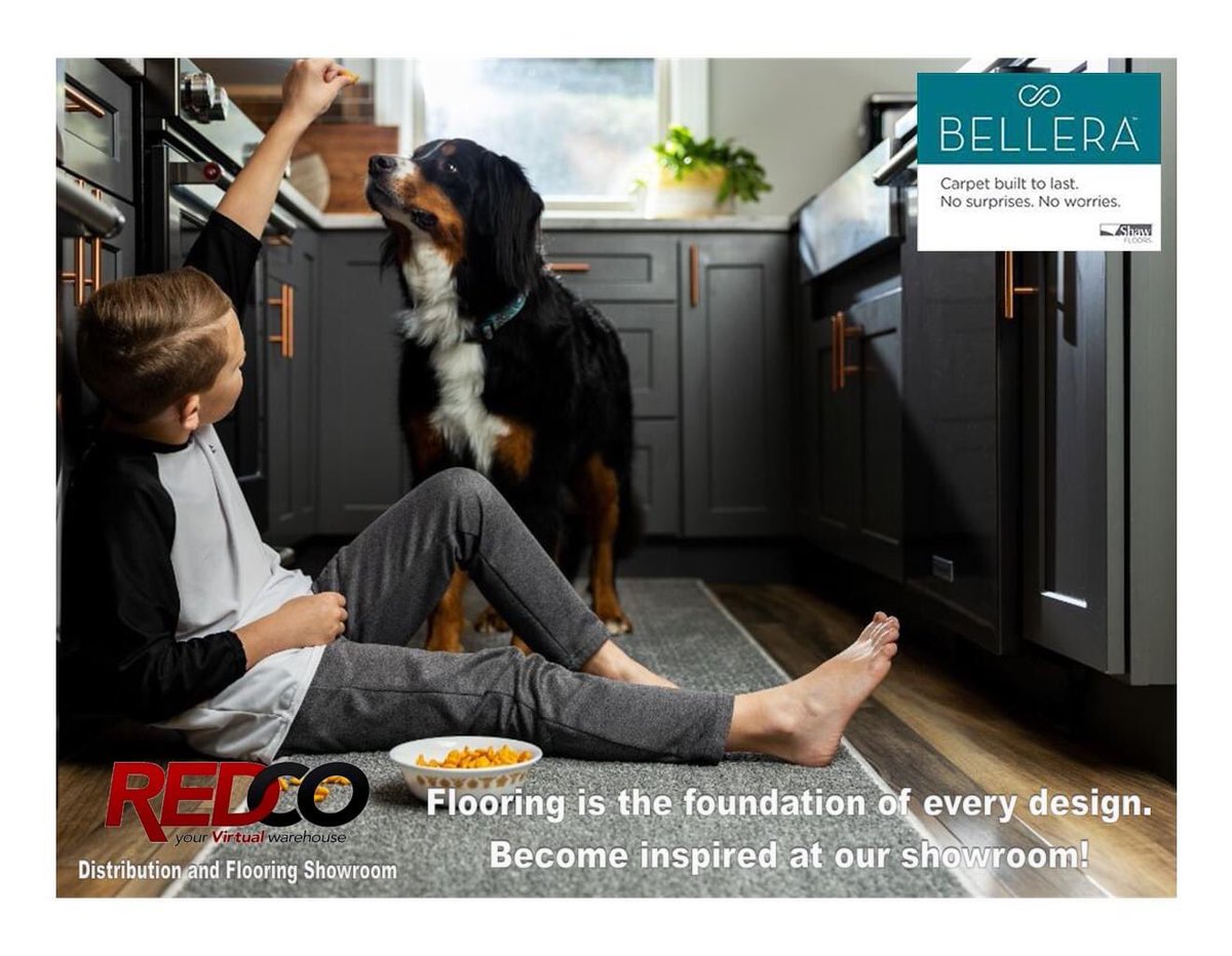 FlooringRedco's tweet photo. Pets are part of our family and they live every where we live. Why not design your next project with Bellera carpet and Floorte vinyl that allows your customer to live life fully. #Redco #Shaw #RedcoATX #RedcoHTX #Redcodistribution #Floors #Flooring #Austin #Houston #Designers https://t.co/iP8RwiP25t