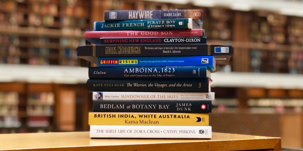 statelibrarynsw's tweet photo. We're excited to announce the 2020 Premier’s History Awards tonight! Good luck to all the incredible shortlisted writers, researchers and producers. #NSWPHA #HistoryWeek2020

Join us for the online announcement at 6.30pm (AEST) here: https://t.co/4kVQc1FOEj https://t.co/jvmoAdnE3G