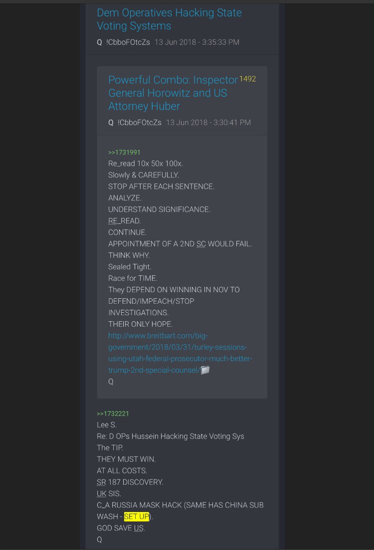 6/ Another Lee Smith article 6 months before the dropIt’s clear that Lee Smith knew the score at least as far back as 2017Hu$$ein & the VVitch used misdirection to suggest it was Ru$$ia hacking via very flimsy evidenceWe say “duh” now, but in 2017 that was a bold statement