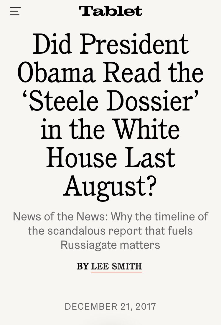 6/ Another Lee Smith article 6 months before the dropIt’s clear that Lee Smith knew the score at least as far back as 2017Hu$$ein & the VVitch used misdirection to suggest it was Ru$$ia hacking via very flimsy evidenceWe say “duh” now, but in 2017 that was a bold statement