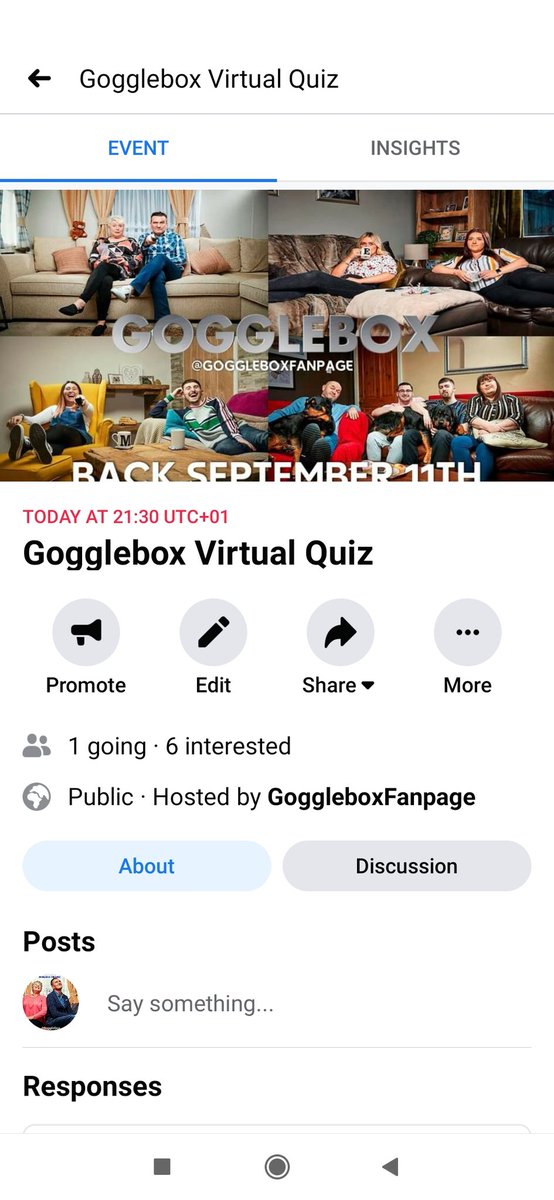 goggleboxshow's tweet photo. We're hosting a Gogglebox Virtual Quiz over on our Facebook page tomorrow at 9:30pm BST https://t.co/eJGMyZP81E https://t.co/Jp7X4odONl