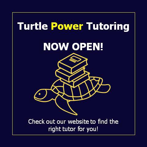 Feel like you need some support this year? We are thrilled to introduce Turtle Power Tutoring, your online destination for all your educational needs. Visit our website to learn more about our tutors.  

turtlepowertutoring.com

#tutoring #onlinetutoring #math #science #french