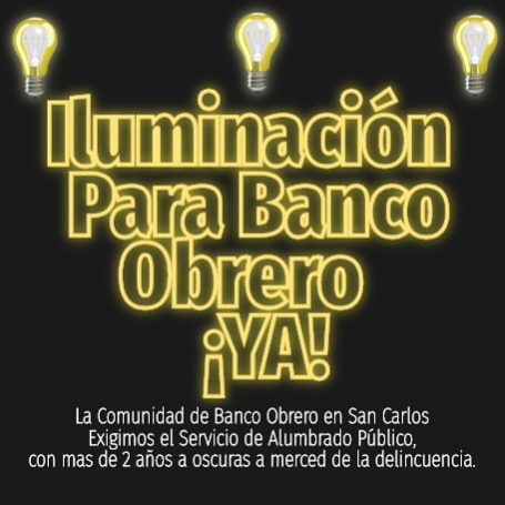 alexolvera01's tweet image. #Cojedes | Residentes de la comunidad de Banco Obrero en #SanCarlos, exigen a las autoridades municipales y regionales el alumbrado del sector. Indicaron que los robos en la zona han aumentado por la oscuridad de las calles #3Septiembre