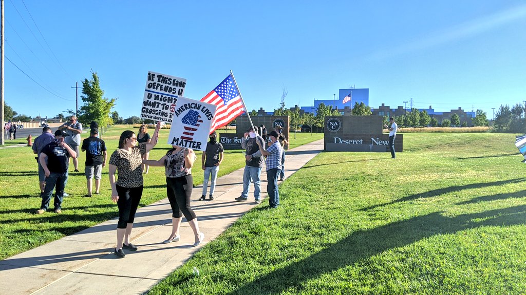 I spoke with three organizers who said they were appalled at Bagley& #39;s cartoon. One said she talked to an officer today who said the cartoon impacted him. He told her today was one of the worst days he& #39;s had on the job
