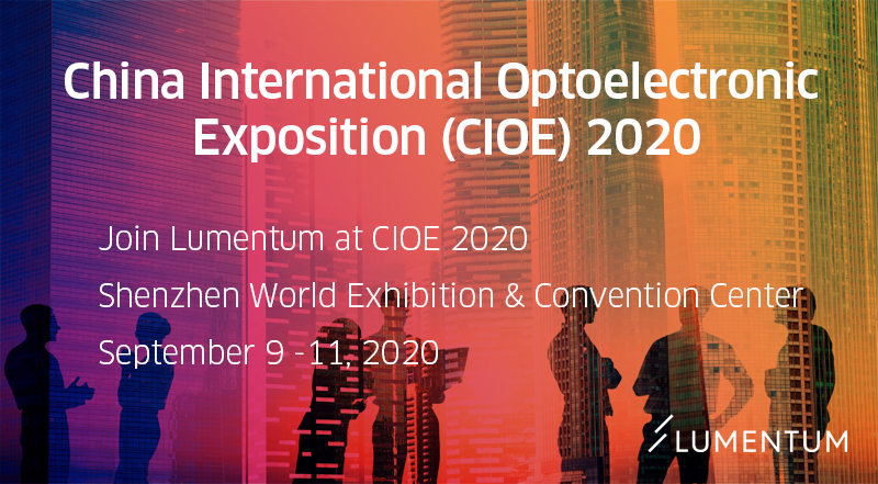 Lumentum's tweet photo. For the first time, @Lumentum will showcase various #3Dsensing solutions at China international Optoelectronic Exposition @CIOE_Shenzhen 2020 in Shenzhen on September 9th. Attending? Visit us at stand # 2D47. #CIOE2020 https://t.co/Qd2ISKAQk4 https://t.co/TTOJdIUP12