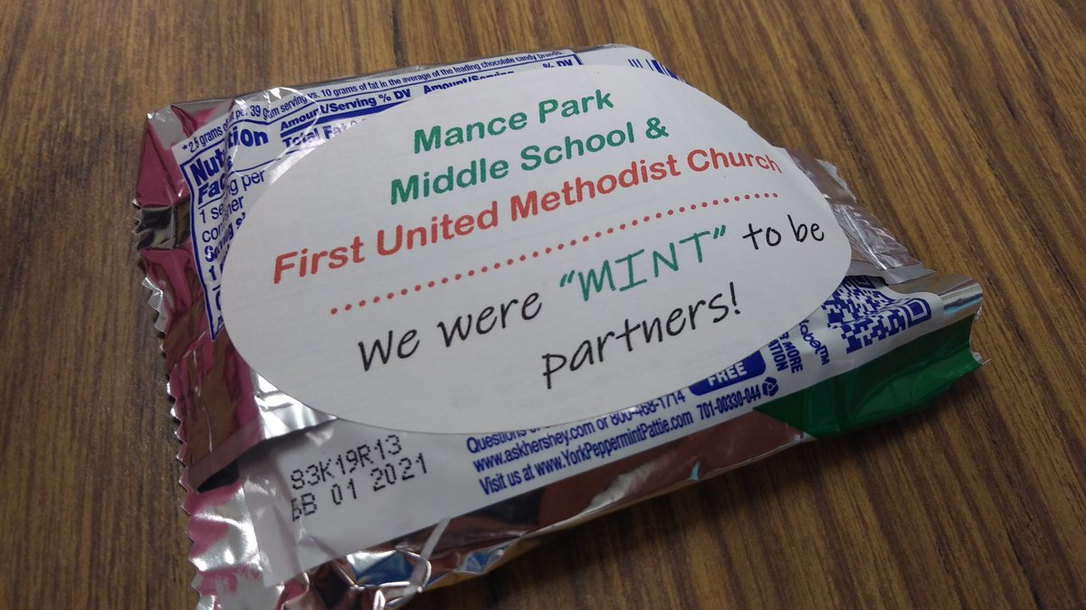 HornetBuzzMPMS's tweet photo. Thank you!
We appreciate our sweet treat from our First United Methodist Church Partners!
#StrongerTogetherMPMS #MPMS2021 #BuildingChampions https://t.co/eYPReewQy4
