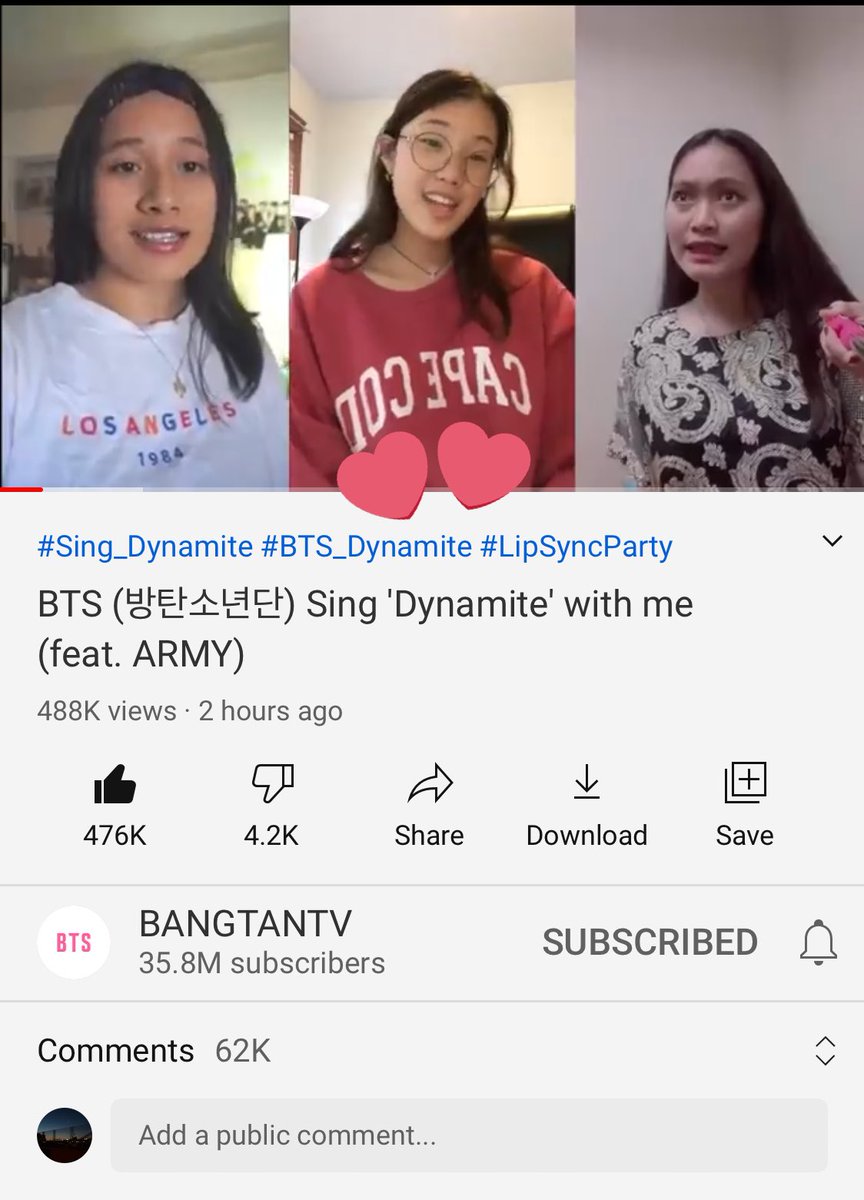 yoonfleujr's tweet photo. GUYS I MADE IT INTO THE DYNAMITE LIPSYNC VID😭 https://t.co/a6DVyYGVpU