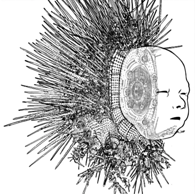 Geof Darrow concept art for THE MATRIX series. 