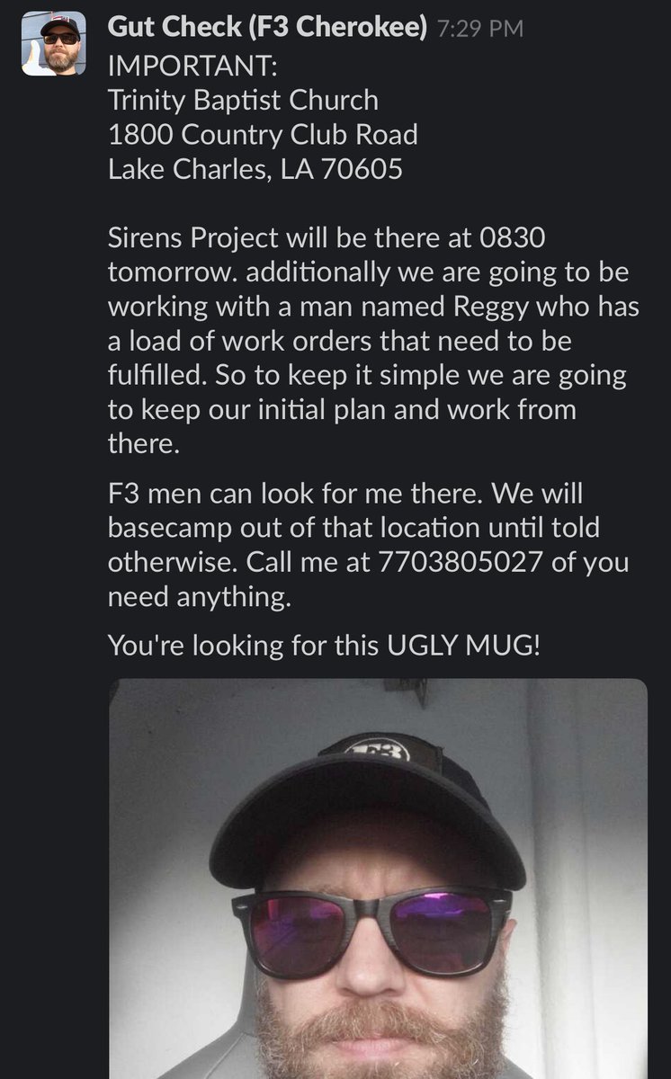 Latest info is attached. Let’s do this <a href="/darkhelmetF3/">Frank Schwartz</a> @F3HelloKitty @F3Nola <a href="/F3Houston/">F3Houston</a> <a href="/F3BatonRouge/">F3BatonRouge</a> #mtaw <a href="/F3Nation/">F3</a> <a href="/Borland_F3/">Borland</a> <a href="/dreddcnc_/">DREAD</a>
