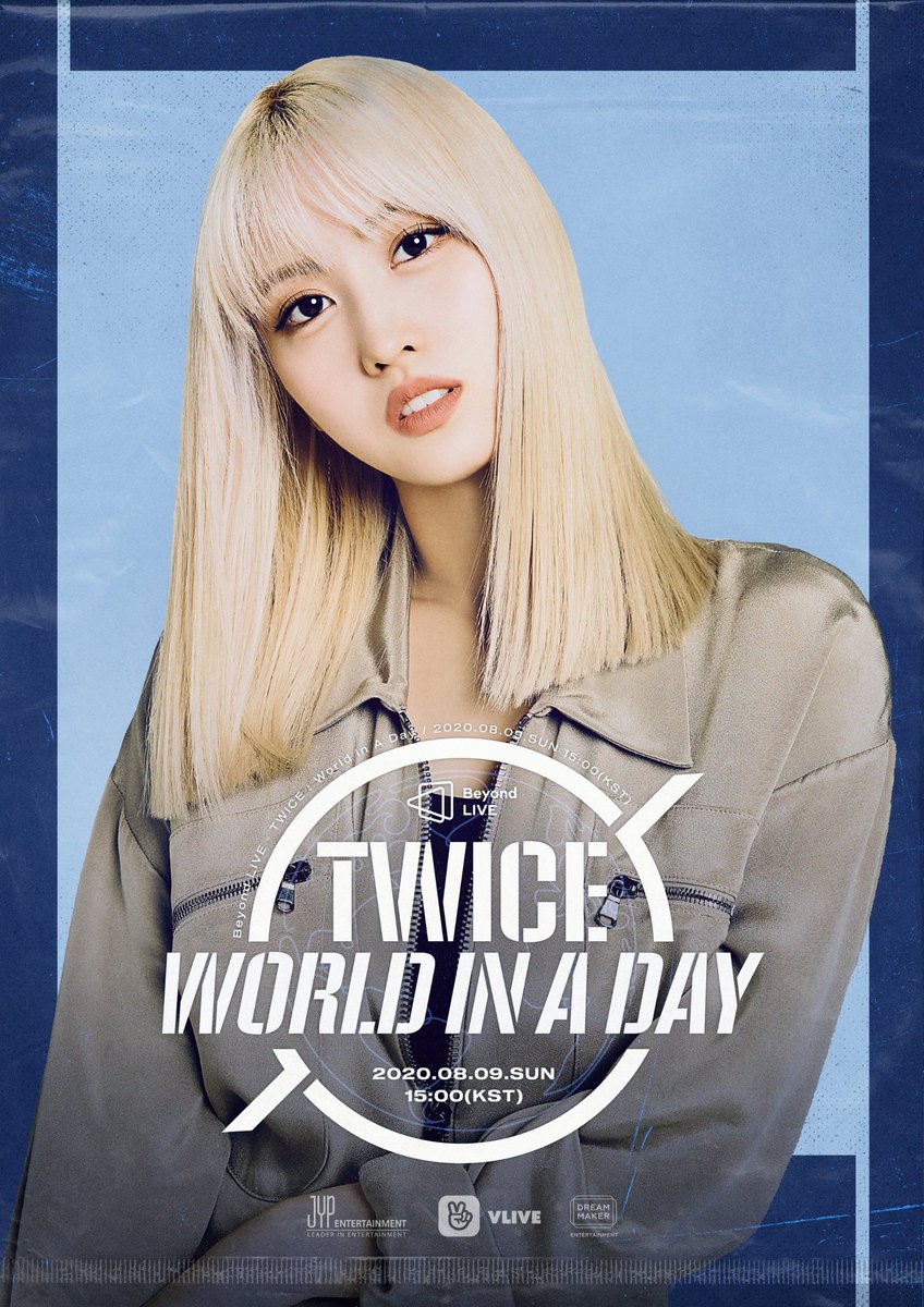 TWICE ONLINE CONCERT
Beyond LIVE - TWICE : World in A Day

Poster
MOMO

#TWICE #트와이스 #TWICE_Beyond_LIVE #WorldinADay #Online_Concert
