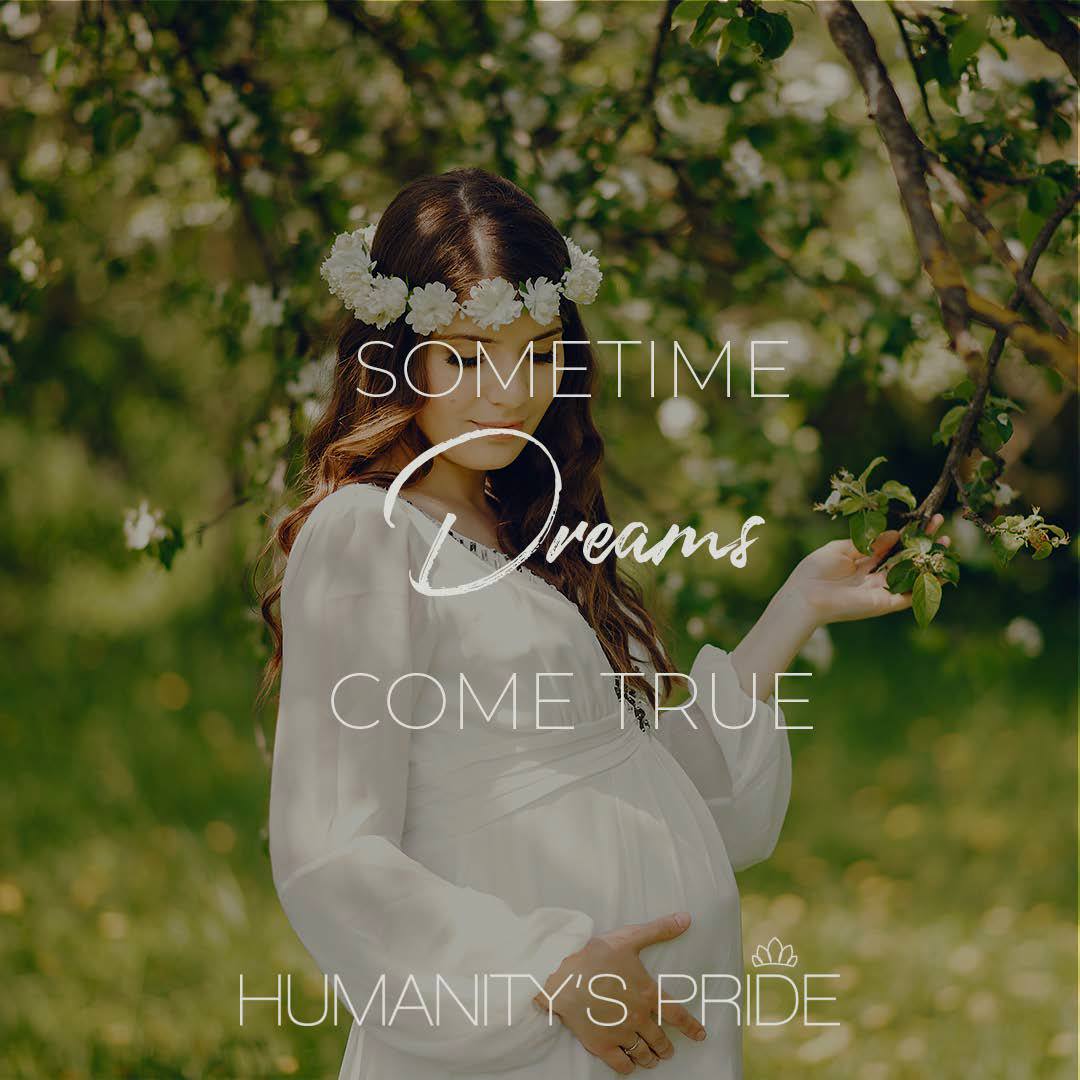 Humanitys_Pride's tweet photo. When the right time comes dreams do come true. I can’t remember when I first started dreaming about being a mom. 
Being a mom is an experience that makes you discover more from your inner self and be appreciative.⁣ 
Live your dream!⁣ 
#HumanitysPride #motherhoodunited https://t.co/rw31Mtrj9C