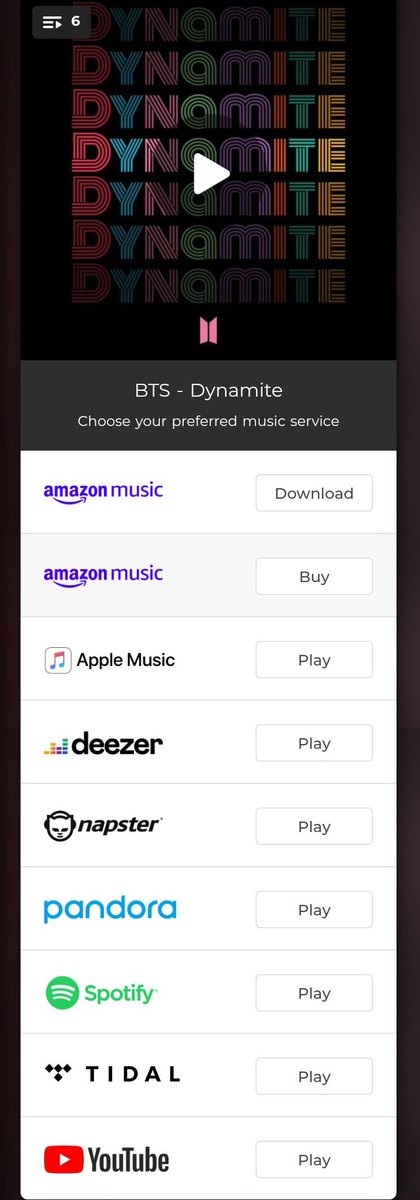 fennn_25's tweet photo. @BTS_twt Yoongi said that we have to listen his #Dynamite guitar practice by clicking the link. And it took me to this page.

So y'all, one member of the biggest group in this world is telling us on their big acc to stream &amp; buy the #1 song on the #BILLBOARD, so lets just do it bitches https://t.co/AreYFn4l41