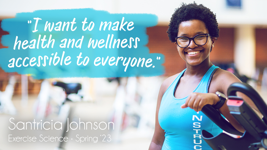 GSUCampusRec's tweet photo. "Hey! I’m Santricia and I’ve been a Group Fitness Instructor for about a year now! 

CRI is a very judge-free place where anybody can come and not feel judged for what they're doing or what they know how to do.

Read my full story on https://t.co/R1ffRAPLAw!"

#WhyICRI https://t.co/kqjKtJwued
