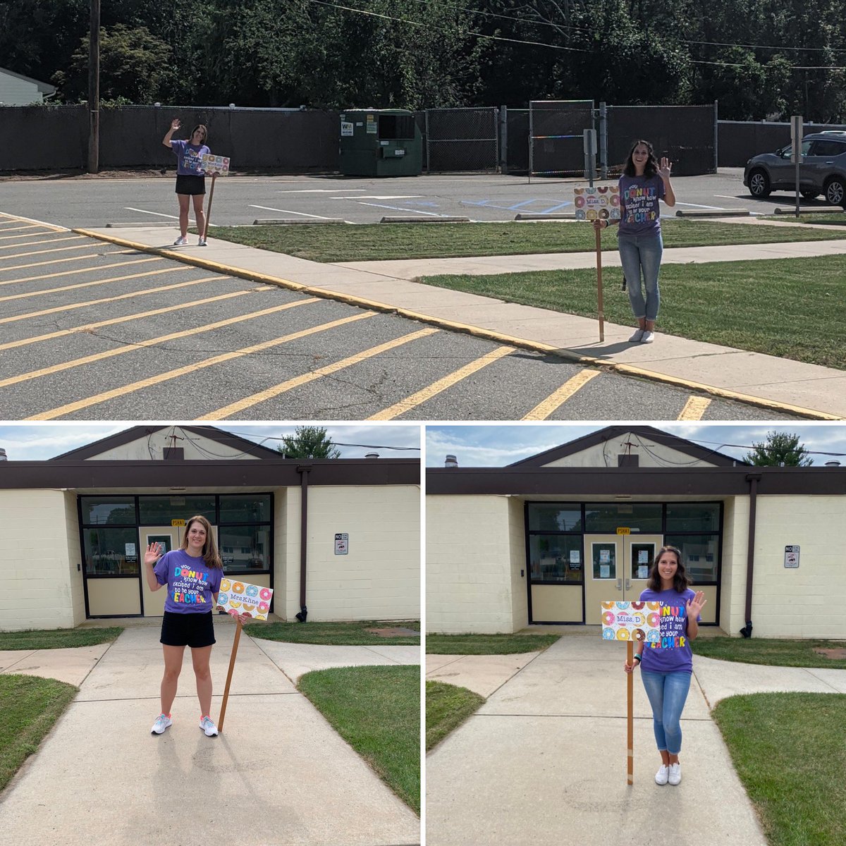 KlinePreK's tweet photo. “You donut know how excited we are to be your teachers” Cambridge PreK Meet the Teacher Drive Thru! https://t.co/l0wrvTTYjF
