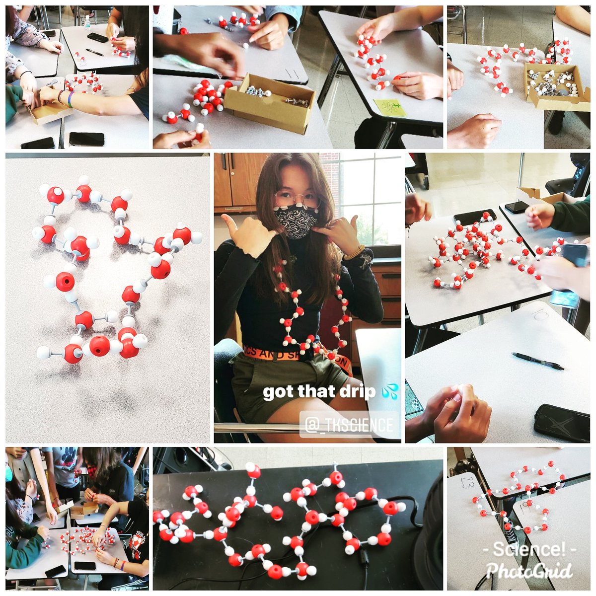 teach_me24's tweet image. Juniors building water molecules today! #tkbio #tkscience #iteachscience #hhsib