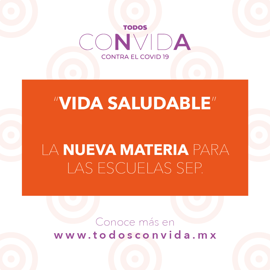 Nueva materia implementada por la SEP.... Conoce más en todosconvida.mx la página web con las noticias más relevantes durante esta etapa de #covid19
