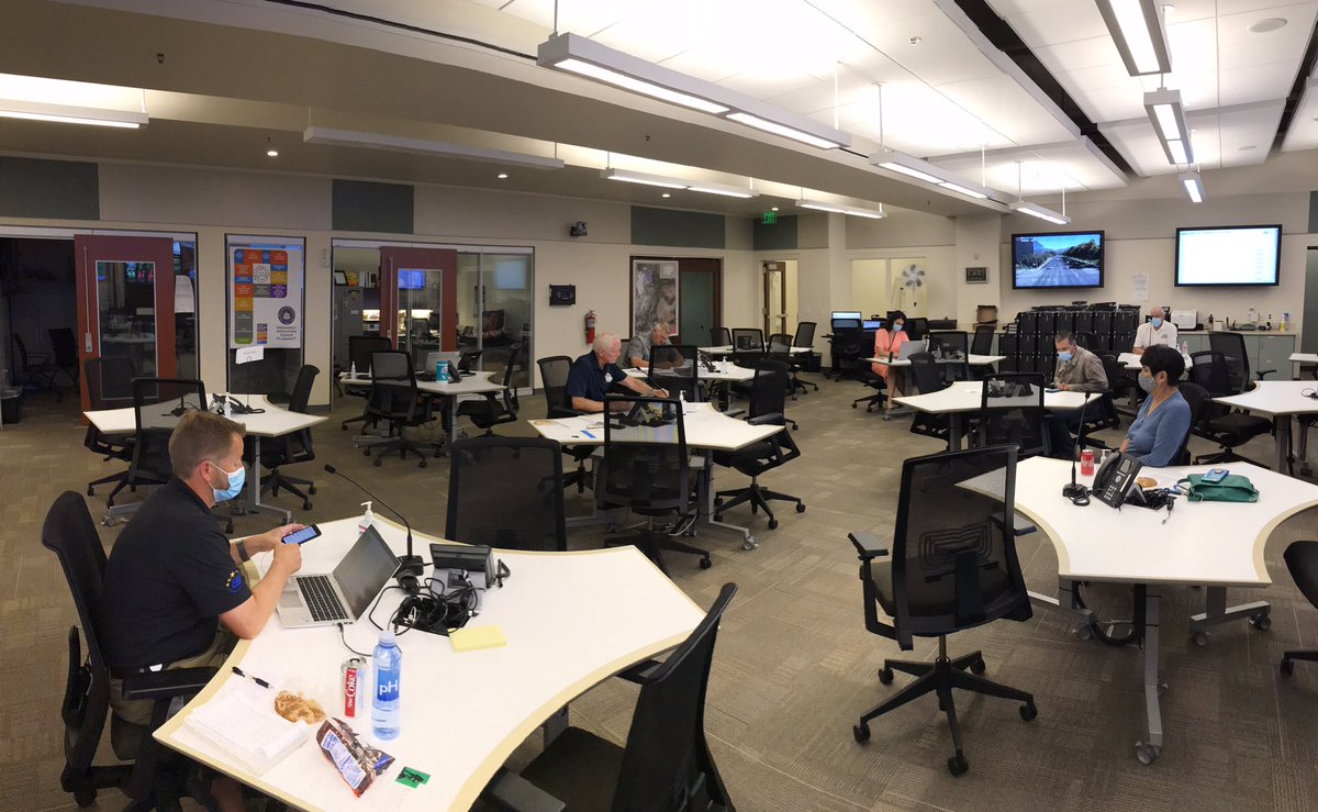 UtahEmergency's tweet photo. #TodayAtDEM 
We are hosting a socially distanced quarterly meeting of the Search and Rescue Advisory Board.

The board is approving reimbursements to sheriffs’ offices for search and rescue costs. https://t.co/8S7sZrva8y