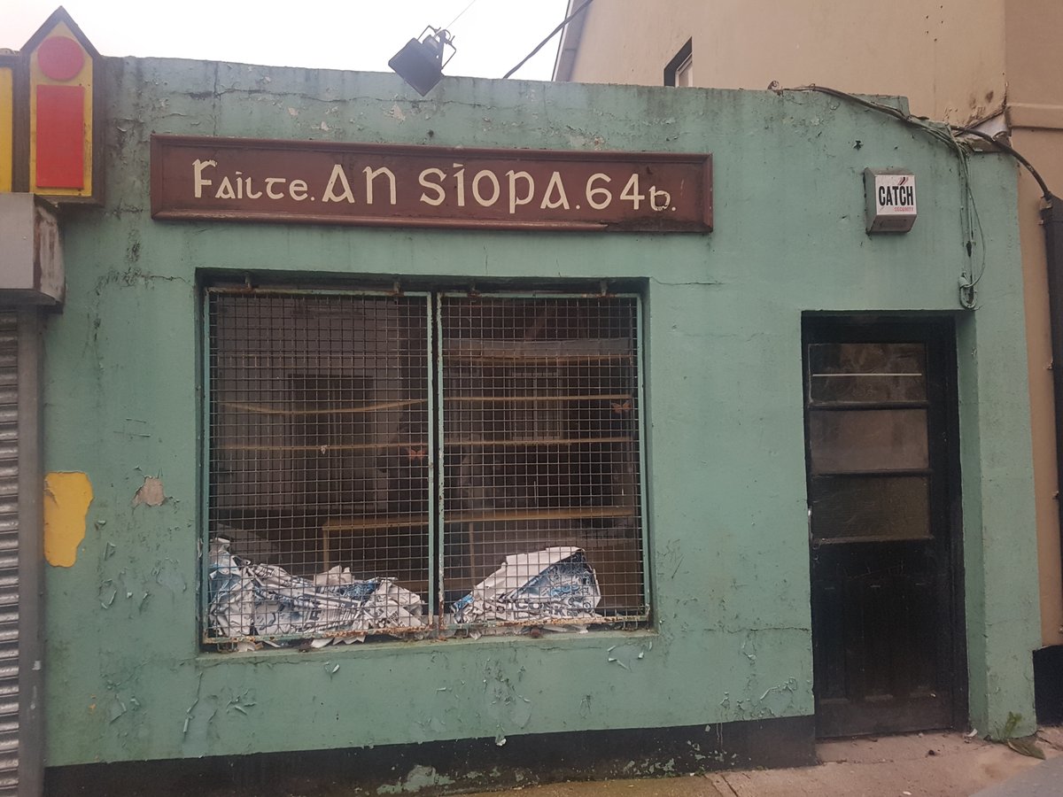 this is a cute empty shop facing onto a lovely old street in the Northside  #Corkwhile its a small building, could still make nice, functional space & give better feel to the street as well as having an economic function #dereliction  #regeneration  #beauty  #wellbeing  #economy