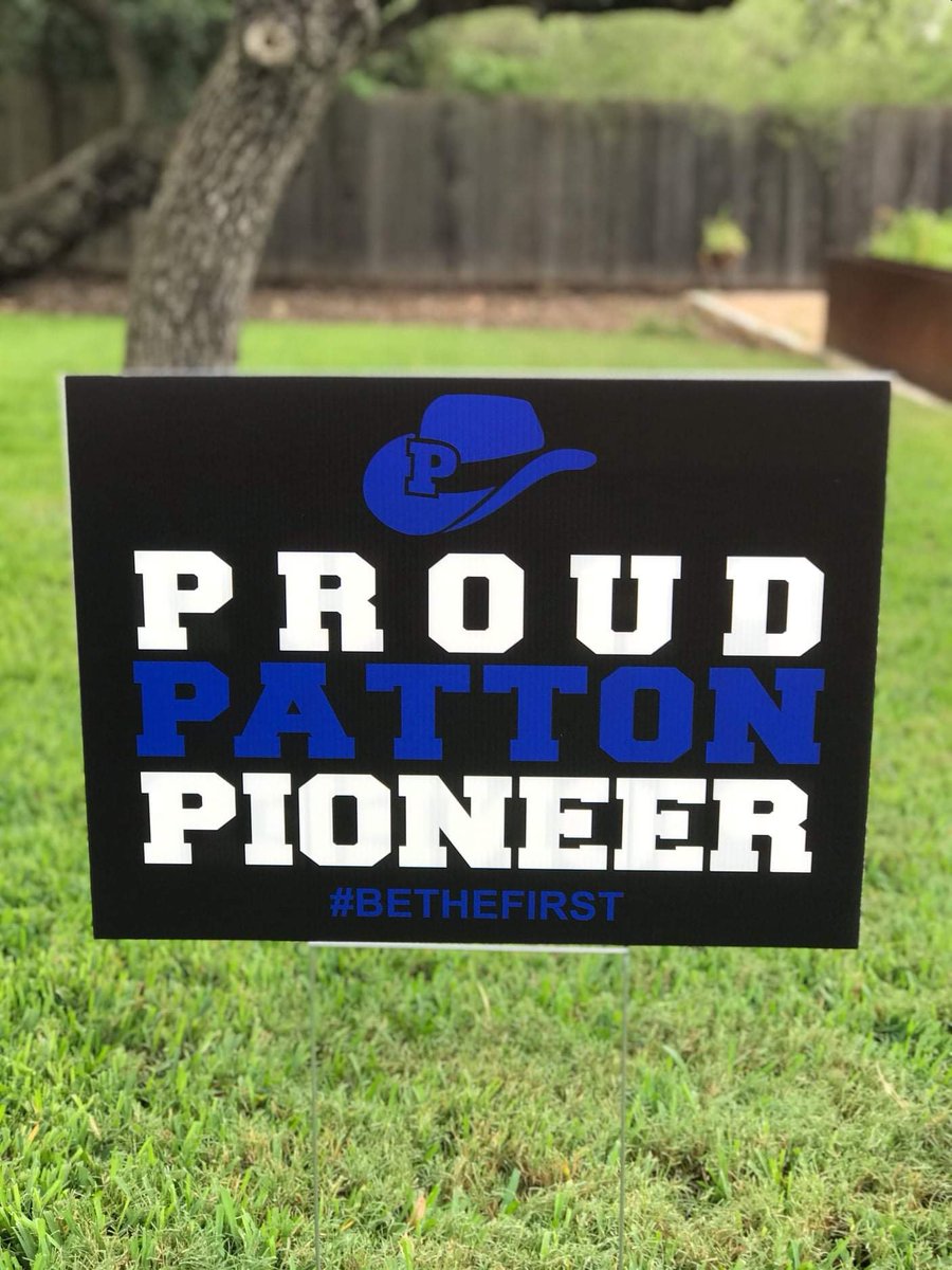 Don't forget to stop by the Spirit Shop today and tomorrow during Drive Through Meet The Teacher! We'll be there by Portable 3a selling yard signs (pretty great for a first day of school pic!), Spirit Gear and 2019-2020 yearbooks.