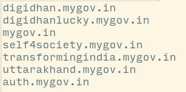 GoI publishes Guidelines for Indian Government websites ( https://web.guidelines.gov.in/ ), which itself notes (2.2.1)>Website is registered under ‘ http://gov.in ’ or ‘ http://nic.in ’ domain.And then we get these: