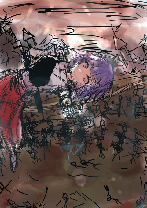 こんな感じかな～?まだわからないですね。ちょっと絵を描いてる友人に聞いてみることにしますね。なのでちょっと時間かかりそうです 