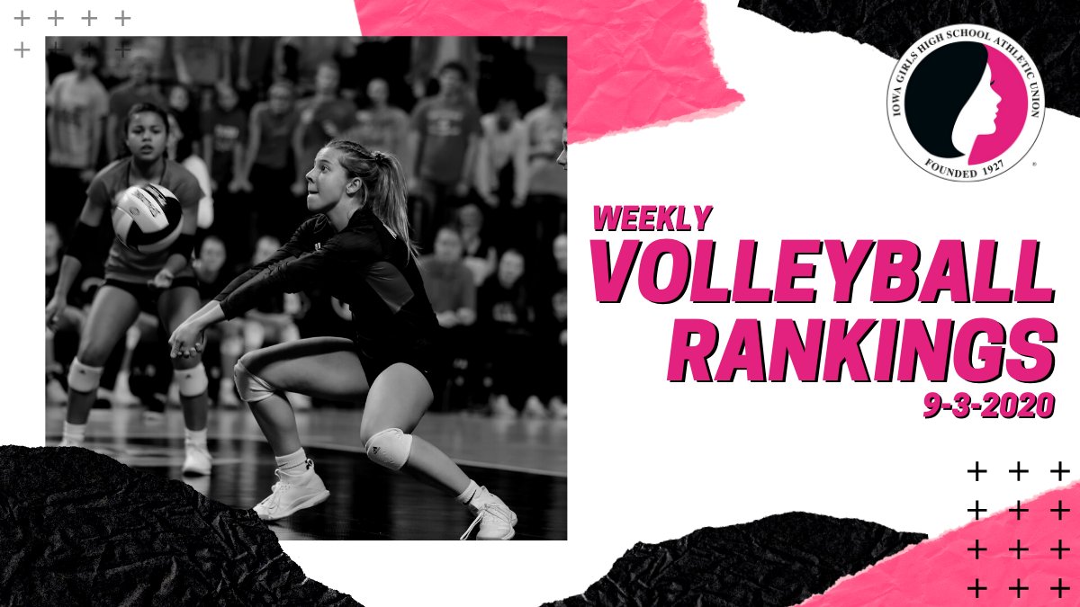 IGHSAU's tweet photo. Latest Iowa high school volleyball rankings have been posted. https://t.co/mVsQ1apkAq https://t.co/umzUuYm3xb