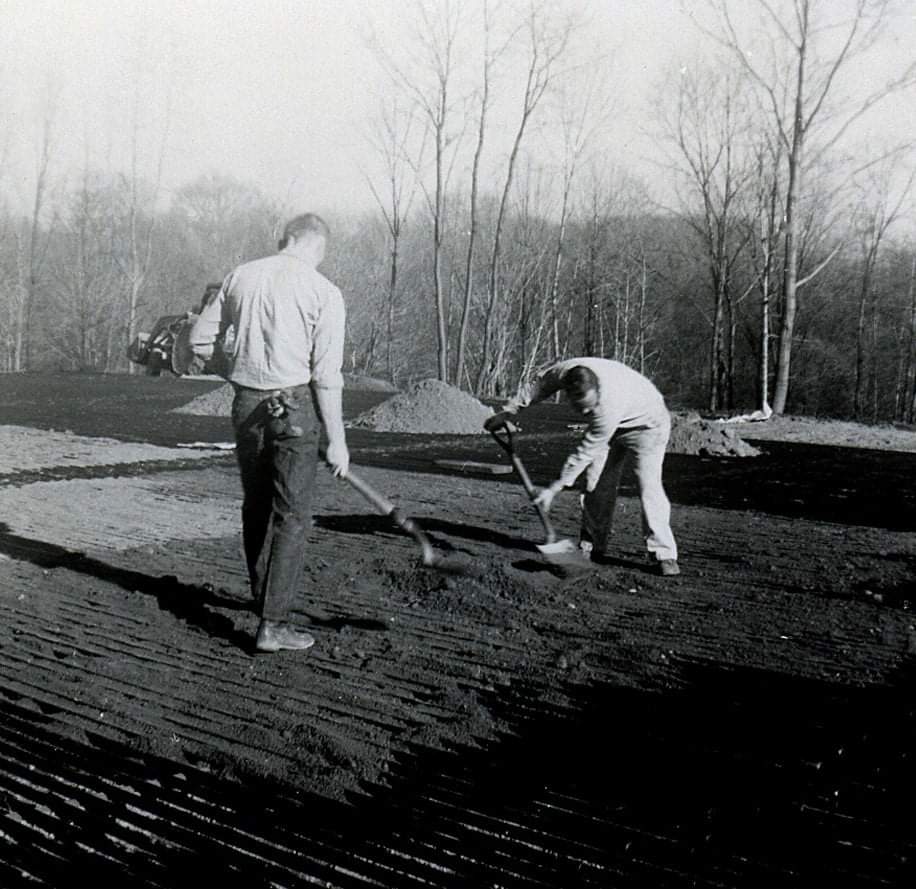 MayfieldCurling's tweet photo. #Tbt to when our original home was being built. It's crazy to think similar work is being done on our new home! #MCCRelocation https://t.co/ibu3UzO0ZL