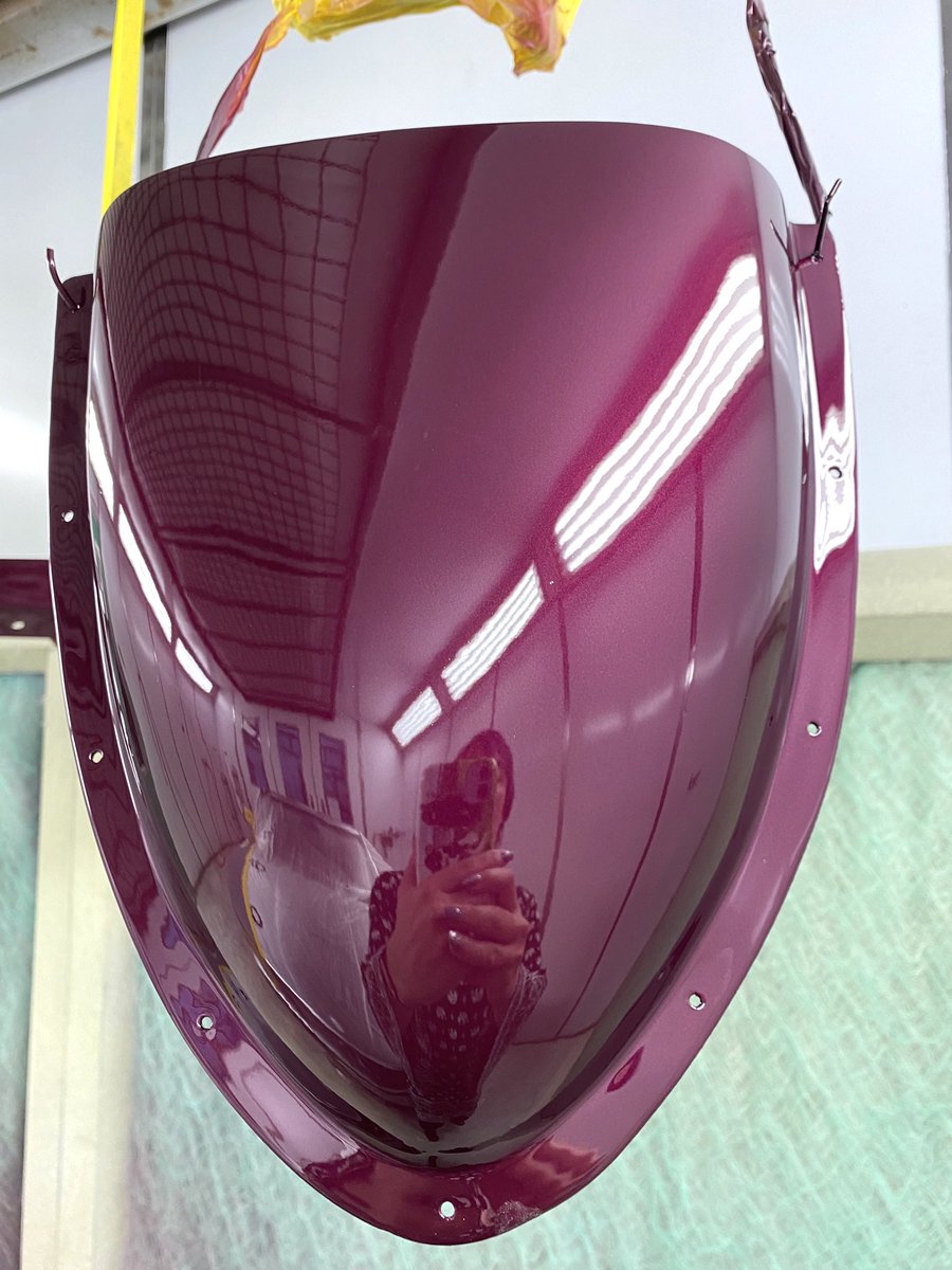 Wizard_VW's tweet photo. So the colour is revealed for the #ACCobra #toolroomedition #classiccar #restoration #carbodyshop #manofmanytalents https://t.co/eHNWOA7eRh