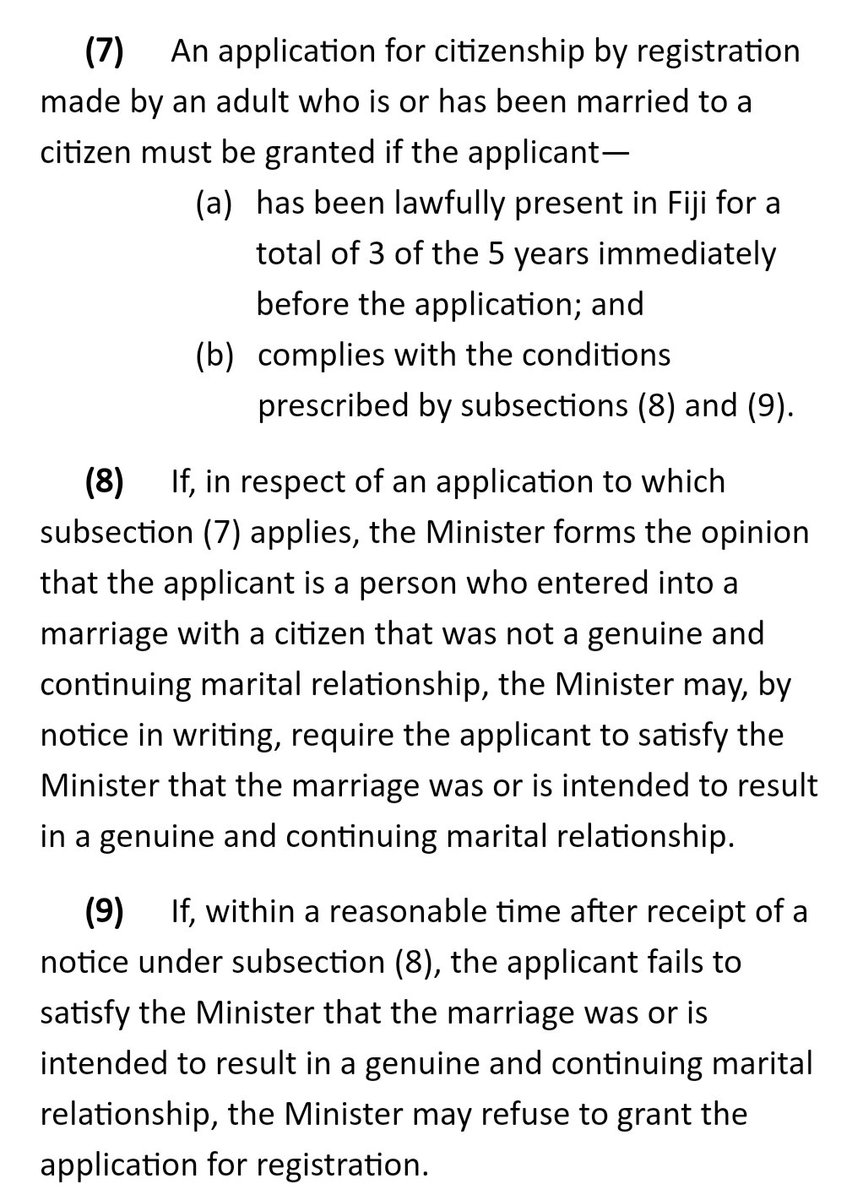 VVudikaria's tweet photo. @Grog_swiper Yadra Maku. When I applied in 2016, I was required to have lived here for 3 years (under my spouse exemption, which was valid until my passport expiry date). I checked the 2009 citizenship decree and the 3-year requirement was already there. What's new in the 2020 amendment then? https://t.co/6UAuPzVPeL