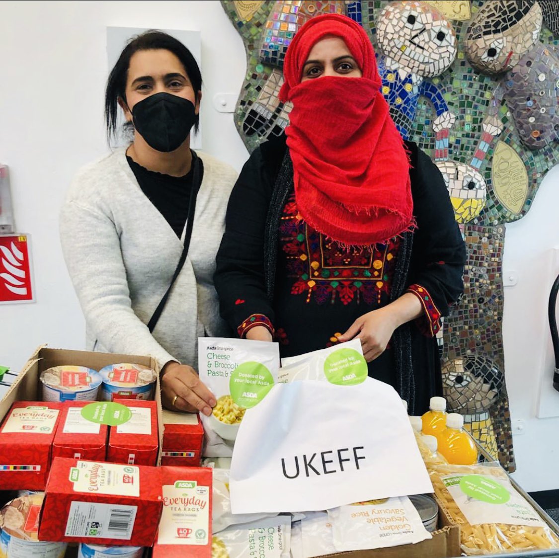UKEFF_HQ's tweet photo. We are so grateful to @community_shaw for an incredibly #generous #donation to #ukeff - collected by 2 of our fabulous team members #teamukeff #charity #oldham #asda #shaw #community @oldham_ukeff @asda #OldhamHour https://t.co/CTs17rBY9u