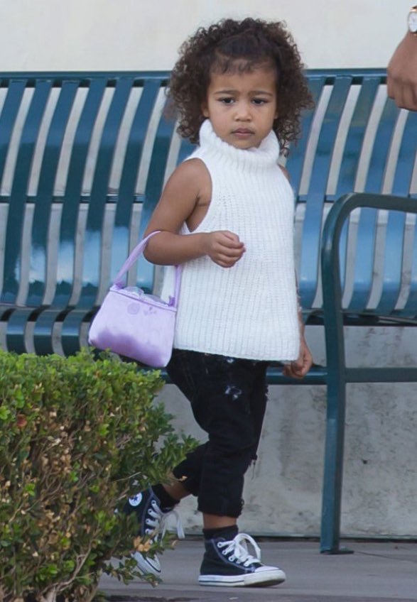 North West at 2 years old. ICONIC.
