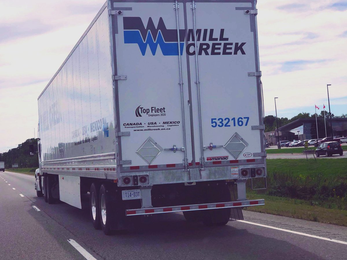 truckingHR's tweet photo. #TopFleetThursday - Top Fleet spotting on the 401 -
Always a pleasure to see our TFE logo out and about. @MCMotorFr8 | #TopFleetEmployers #Logo #TFEThursday #Trucking #industry #TopFleet #Employers https://t.co/pJPR77FTEX