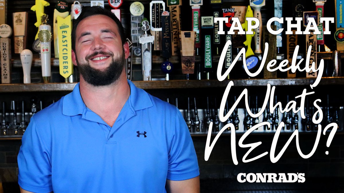 Conrads816's tweet photo. TAP CHAT: Morgan discusses 7 Beers &amp; Football! 
#Conrads816 #EatDrinkLocal #TapChat #NorthlandProud

@DeschutesBeer @SamuelAdamsBeer @dogfishbeer @oskarblues @Boulevard_Beer @PublicHouseBeer @diametricbrewco @MOCraftBrewers @csbev 

https://t.co/Ga9Wfcqlar https://t.co/h2BdiOqKdK