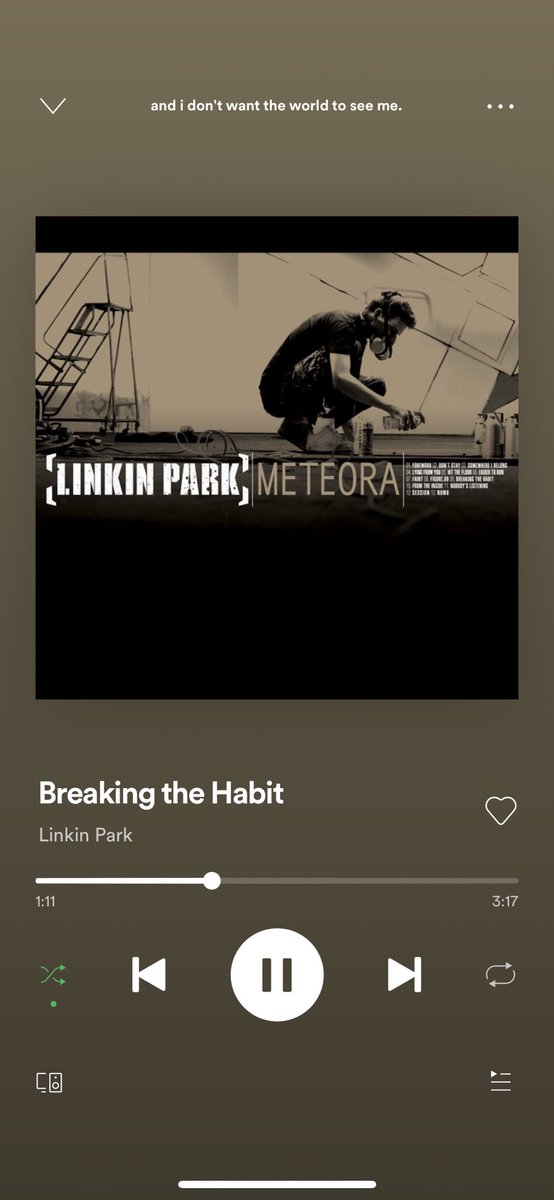 the amount of times i sat in my room “i don’t want to be the one the battles always choose cause inside i realize that i’m the one confused” .....MAN 