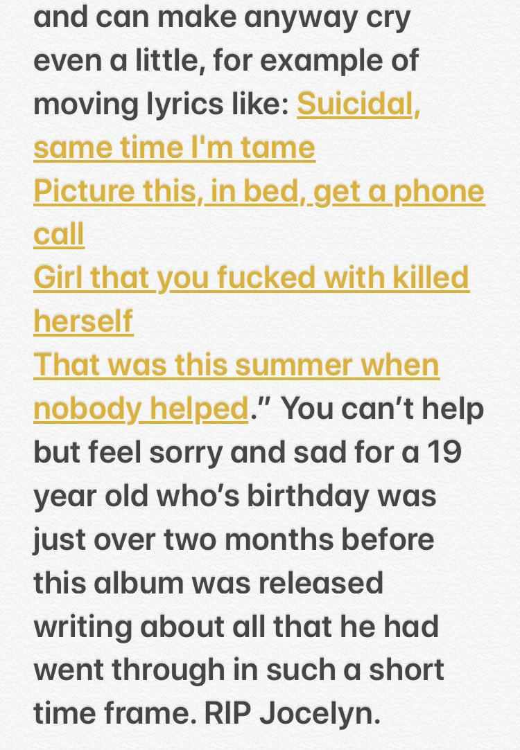 (First song)
