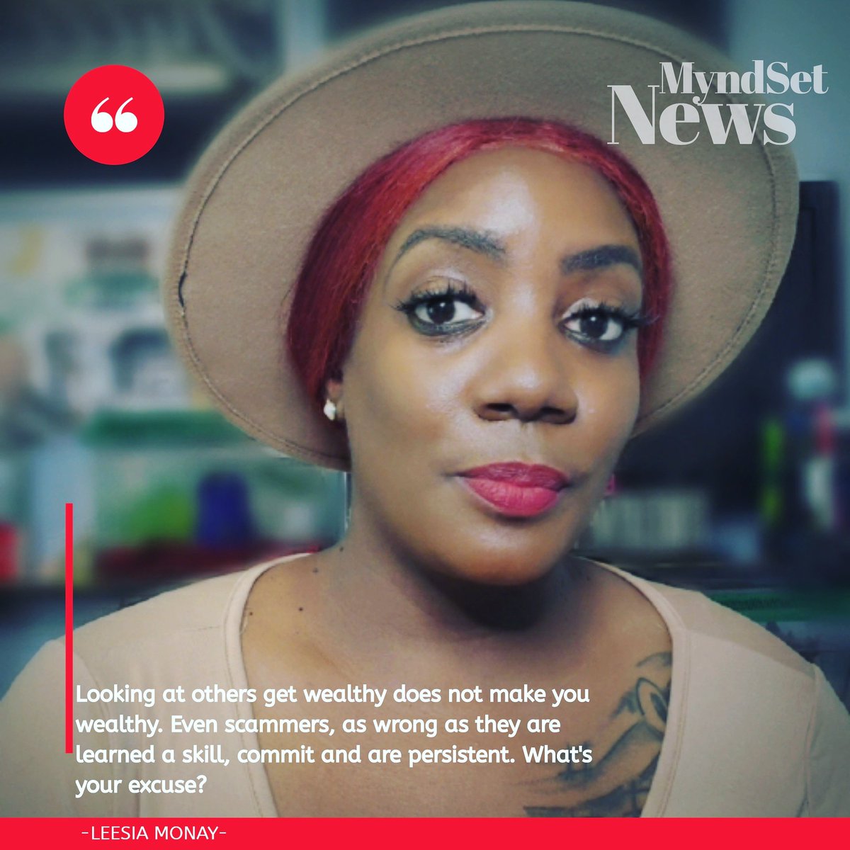 LeesiaMonay's tweet photo. Dear 18 years+
Looking at others get wealthy does not make you wealthy. Even scammers, as wrong as they are learned a skill, commit and are persistent. What's your excuse?

Don't complain about making the rich richer, if you're not putting in the work to make money like them❣ https://t.co/G0Uxmhndgx