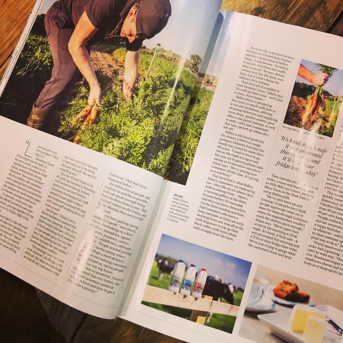 Groobarbs's tweet image. Very excited that we’re in @cheshirelife this month! 😀