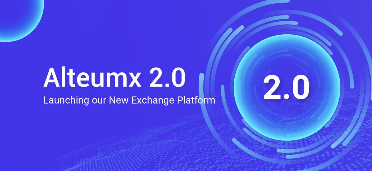 Great news over here!
AlteumX 2.0 is now available! Our totally new and fully renovated exchange platform + new listings + high liquidity! 

Check it out! 👉 alteumx.com