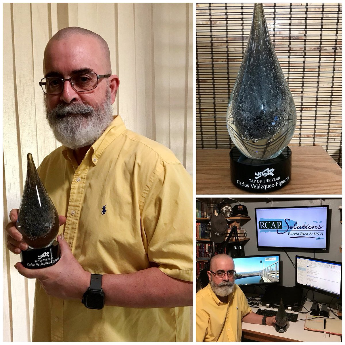 RCAP_Solutions's tweet photo. Award Received! ๐ Congrats again to @CVF_RCAP, winner of the @RCAPInc TAP of the Year Award.
This achievement recognizes Carlos as an individual who always steps up to the plate and truly cares for the communities he assists! #RCAPResilient #RCAPConference2020 https://t.co/9WOaOzaMb1