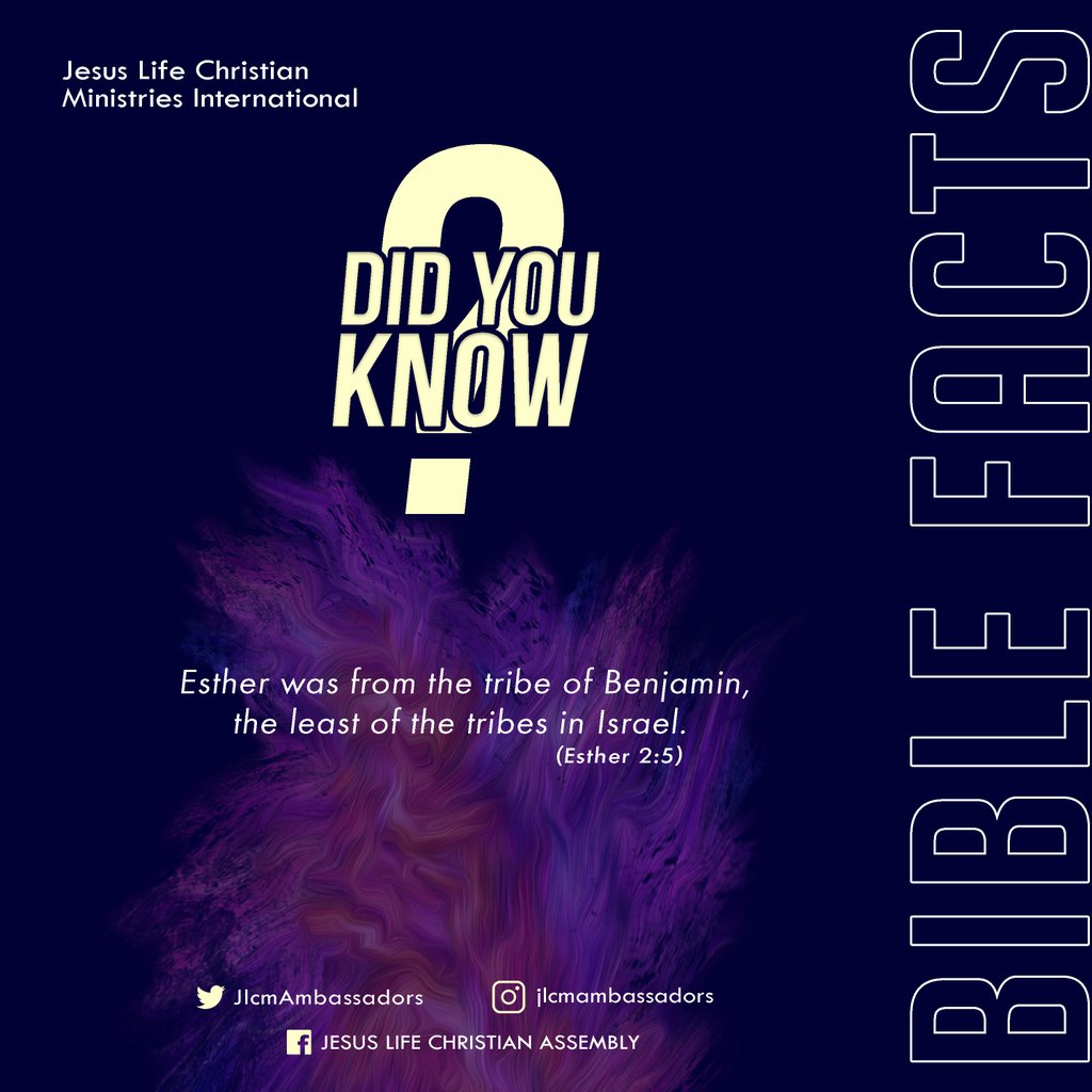 JlcmAmbassadors's tweet photo. #BibleFacts
#DidYouKnow 🤓 https://t.co/BolxgPYTiu