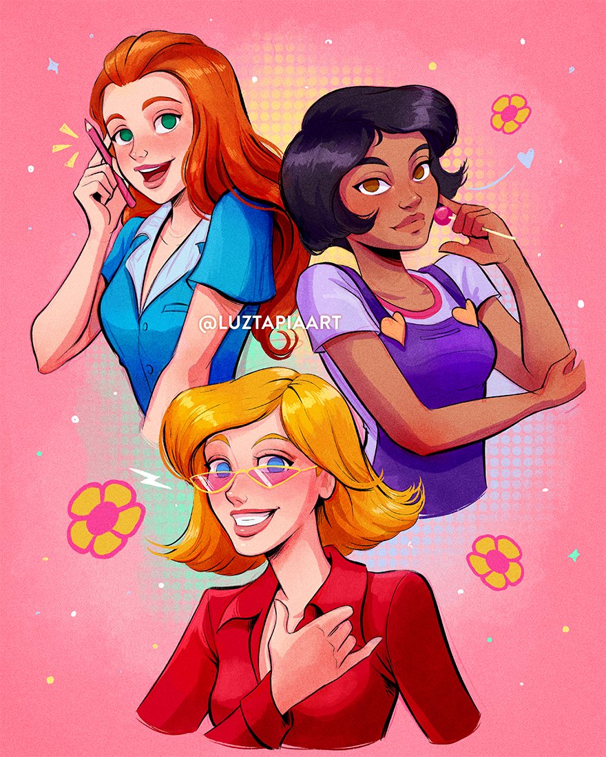 Luz Tapia Art A Twitter Totally Spies Serious Question Here Which Was Your Fave Spy I Was A Sam Alex Kind Of Gal Procreate Totallyspies Sam Alex Clover Cartoon Fanart Animation